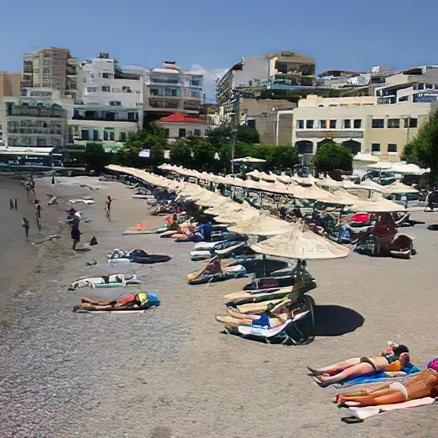 Luxury Studio Apartment In The City Center Agios Nikolaos Exterior foto